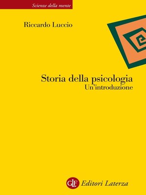 cover image of Storia della psicologia